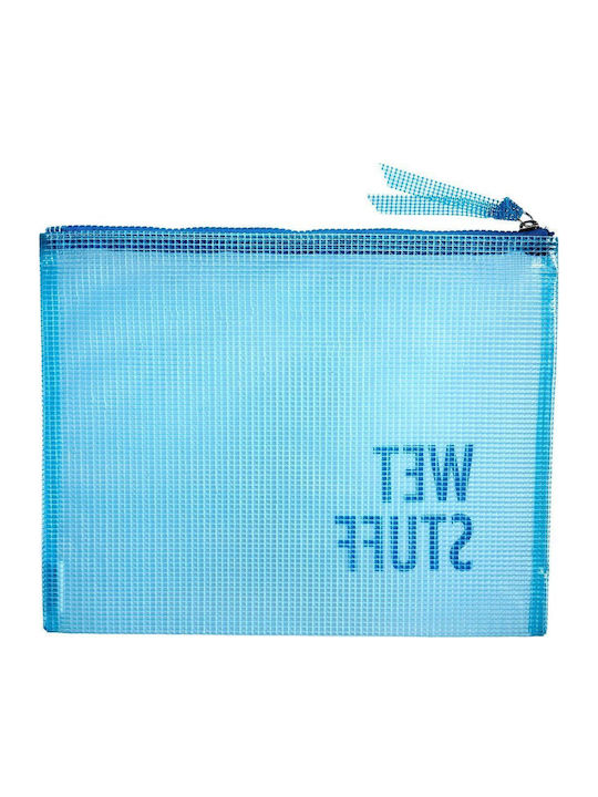 Wet Stuff Kulturbeutel Blau Polyesters Länge 28cm X Breite 23cm X Höhe 0,5cm