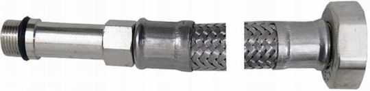 Tycner Spiralschläuche Braided Wasserhahn 30cm 12x10 Edelstahl Silber