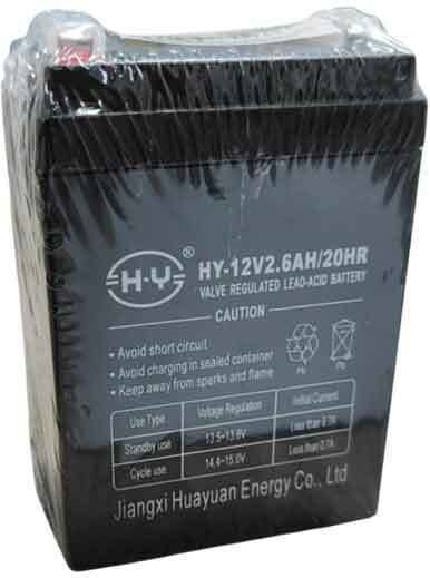 0297002215616 UPS-Batterie mit Gewicht 2.6Ah und Spannung 12V