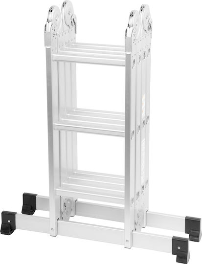 SGTT Scară Multifuncțională Din Aluminiu 4x3 Cu Înălțime Maximă 4.6m
