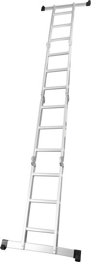 SGTT Scară Multifuncțională Din Aluminiu 4x3 Cu Înălțime Maximă 4.6m