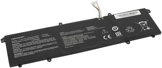 Movano Compatible Battery for Asus VivoBook Asus Vivobook S14 M433 S433 S433fl S15 S533 S533eq with 3400mAh