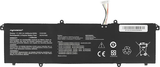 Movano Compatible Battery for Asus VivoBook Asus Vivobook S14 M433 S433 S433fl S15 S533 S533eq with 3400mAh