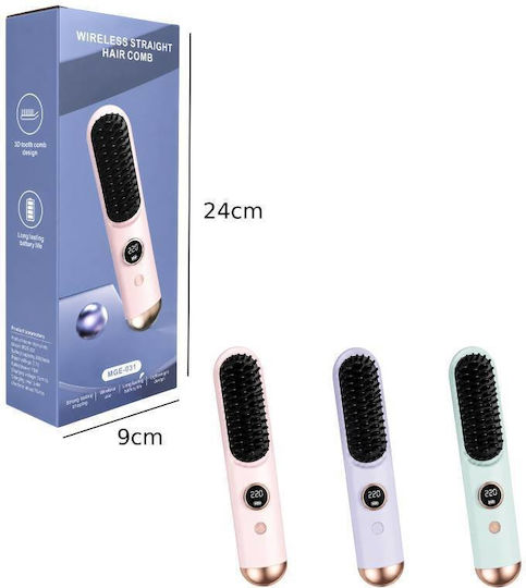 Heated Electric Hair Brush for Hair Straightening 35W