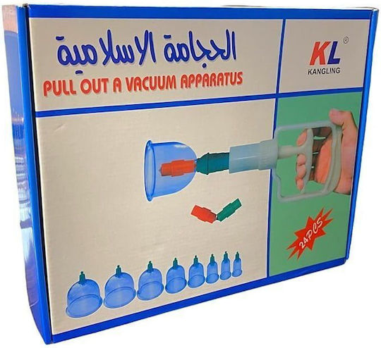 Kl Therapeutic Suction Cup Device 24pcs Pull Out A Vacuum Apparatus 24pcs