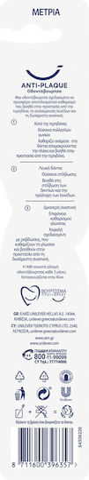 AIM Anti-Plaque Manual Toothbrush Medium Blue