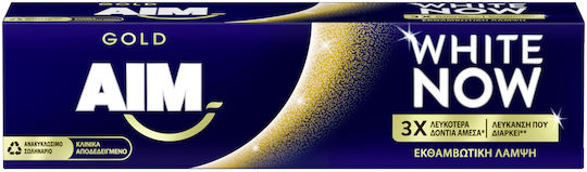 AIM Gold White Now Паста За Зъби За Избелване 75ml