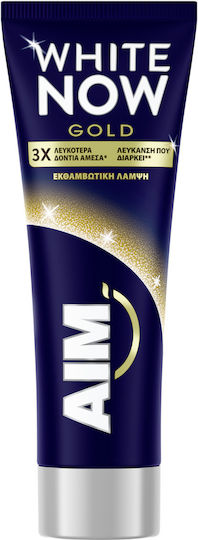 AIM Gold White Now Паста За Зъби За Избелване 75ml