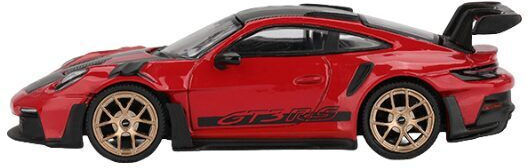 Model Mașină Machetă Porsche 911 992 GT3 Guards Roșu Pachet Weissach 2022 1:64 Mini GT MGT01060
