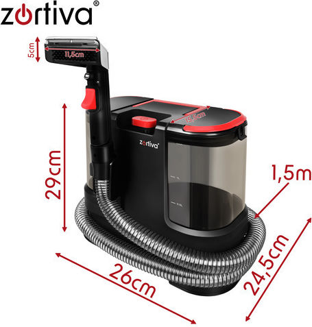 VacTrim Wet-Dry Vacuum 800W with Plastic Container 1.8lt Grey