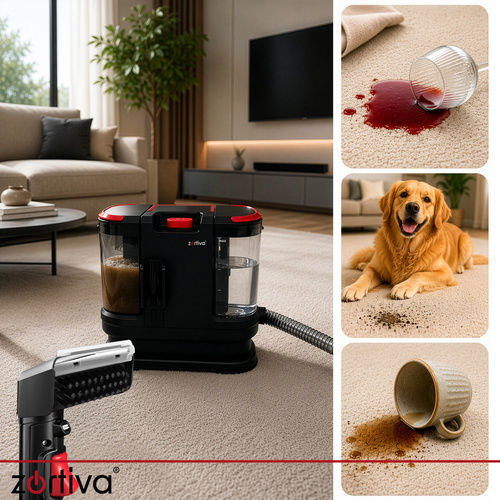 VacTrim Wet-Dry Vacuum 800W with Plastic Container 1.8lt Grey