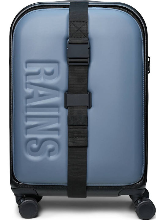 Rains Reisekoffer Hart Blau Dusk Kabine Höhe 55cm