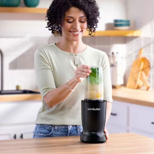 Turbo Matte Blender with Plastic Jug 700 ml 1000W Black