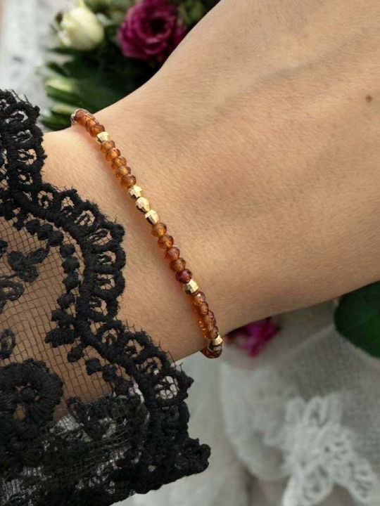 Ezera Women's Silver Gold Plated Chain Bracelet 16.5cm