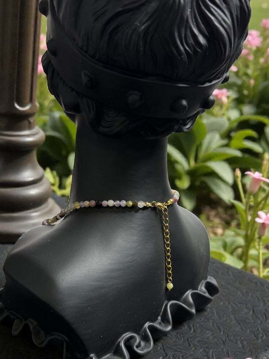 Ezera Choker Placat Cu Aur