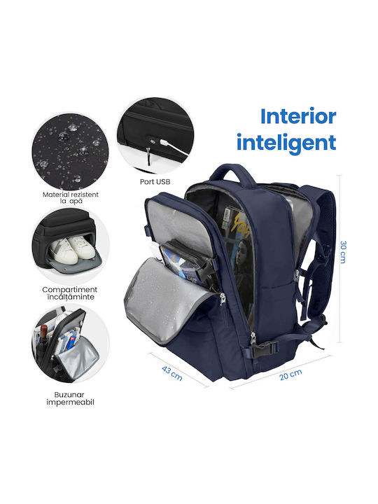 Expandables Handgepäck Wasserdicht 36lt Marineblau