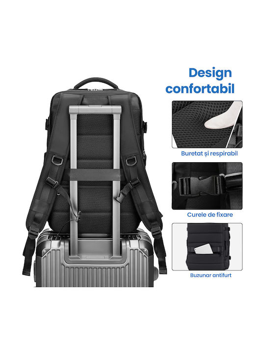 Quasar Expandable Carry-on Αδιάβροχο 36lt Μαύρο