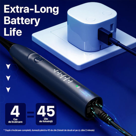 Periuță de dinți electrică HEALTH009 Gri