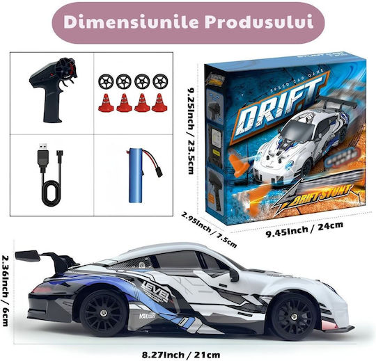 Τηλεκατευθυνόμενο Αυτοκίνητο Drift 4WD Λευκό