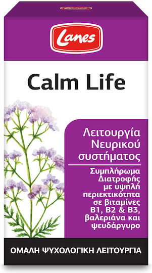 Lanes Calm Life Supliment Pentru Stres 100 Capsule Valeriană
