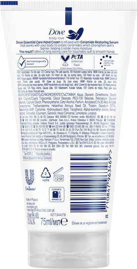 Dove Body Love Essential Care Feuchtigkeitsspendende Handcreme für Trockene Hände 75ml
