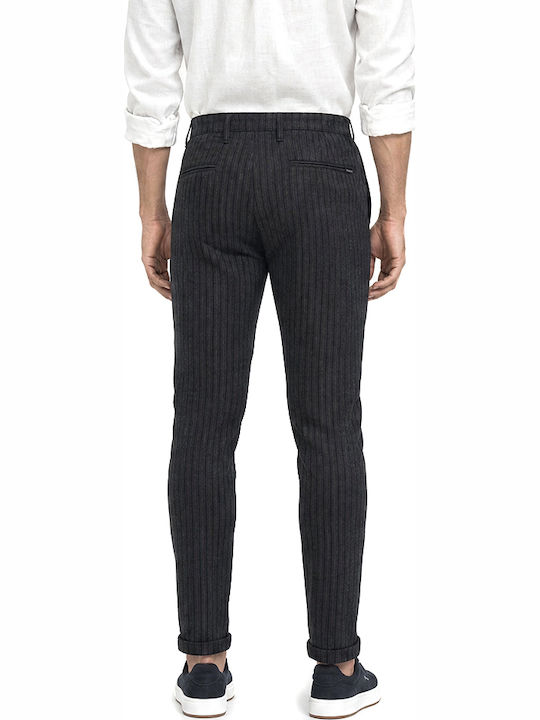Gabba Pisa Pantaloni Chino Gri- Negru