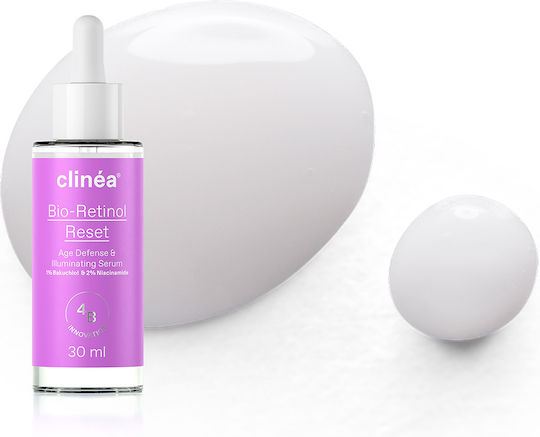 Clinea Bio-Retinol Reset Moisturizing & Anti-aging Serum Face with Bakuchiol & Niacinamide for Radiance 30ml