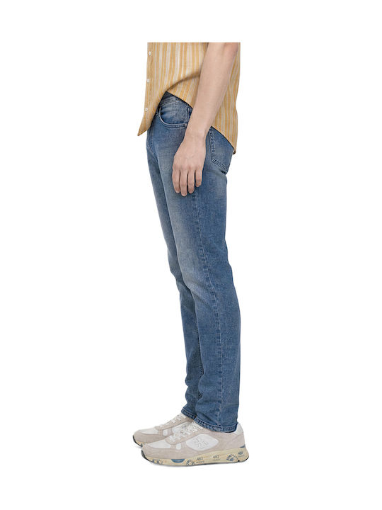 Pantaloni de Blugi pentru Bărbați cu Fit Skinny Albastru