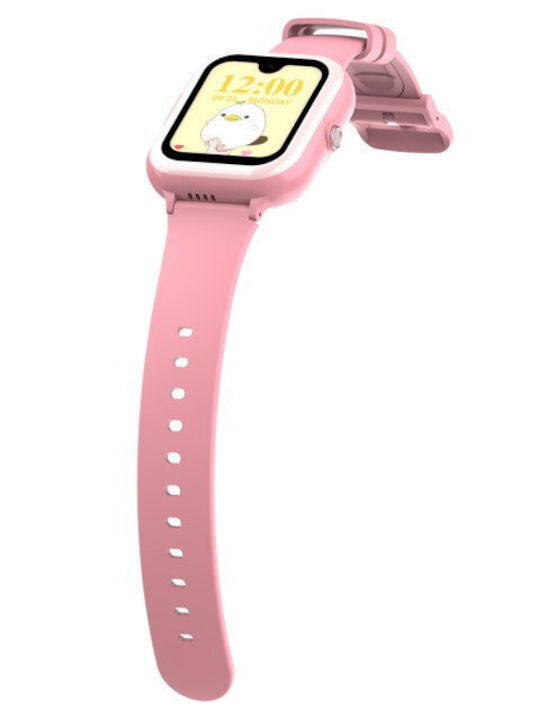 Παιδικό Smartwatch 4G με GPS & Κάμερα Ροζ
