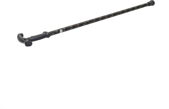 Baston din lemn cu mâner din plastic înălțime 89 cm suport sigur