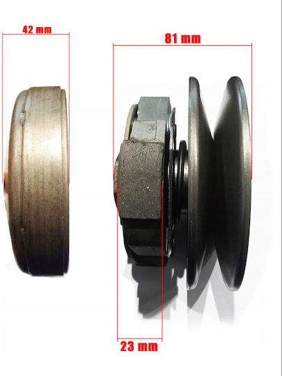 Set Curea Variator Ambreiaj 842 4t Gy6 125 150 Quad Atv Scuter