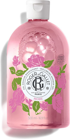 Roger & Gallet Rose Αφρόλουτρο σε Gel με Aloe Vera & Άρωμα Τριαντάφυλλο 500ml