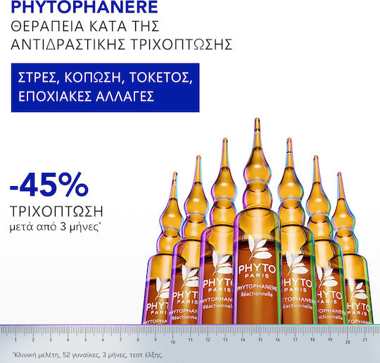 Phyto Phytophanere Ампули За Коса Против Косопад За Жени 12x5ml