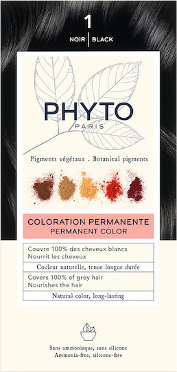 Phyto Phytocolor Hair Dye No Ammonia 1.0 Black 50ml