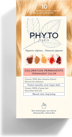 Phyto Phytocolor Hair Dye No Ammonia 10 Light Platinum Blonde 50ml