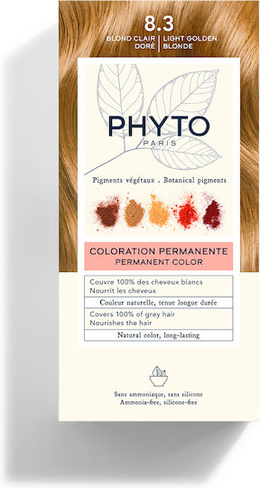 Phyto Phytocolor Hair Dye No Ammonia 8.3 Light Golden Blonde 50ml