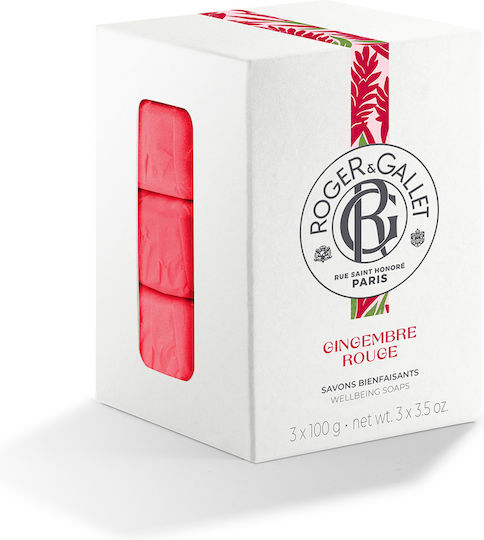 Roger & Gallet Gingembre Rouge Batoane de Săpun 3x100gr