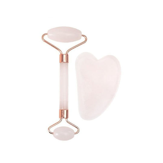 Gesicht-Roller Massage Set aus Jade 1 Stück