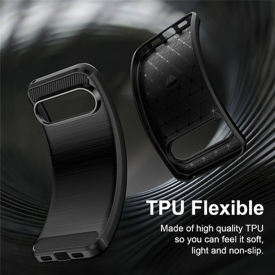 Techsuit Carbon Back Cover Din Silicon / Plastic Negru (Google Pixel 11)
