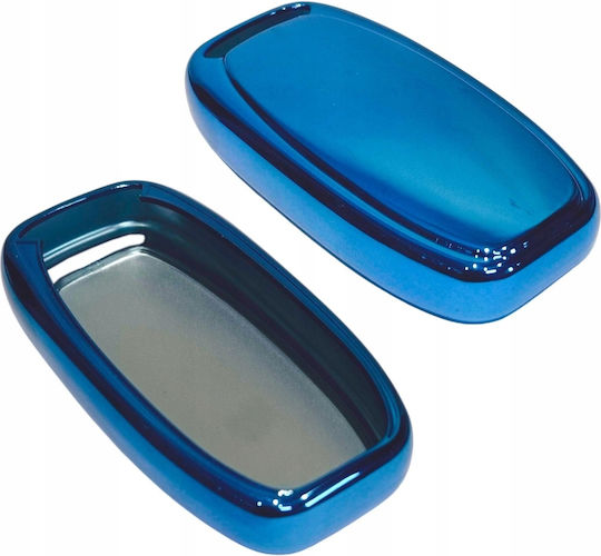 Case Cover Audi Schlüssel Ohne Schlüssel Chrome Blau Neue Art