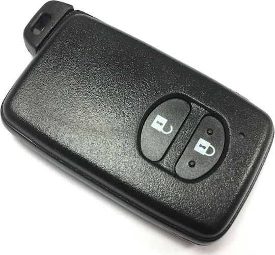 Techstar 2-button Car Key Case Compatible Toyota Prius Xw30 2009–2012 – Proximity Toy40 Blade