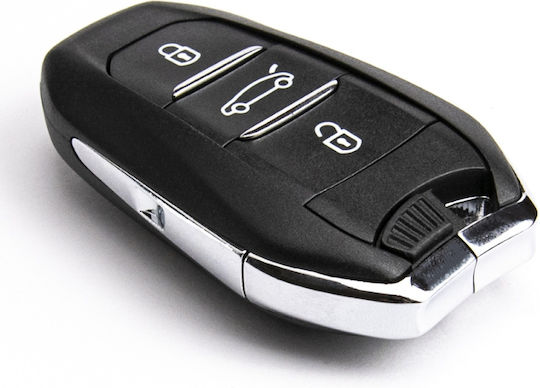 Techstar Husa Pentru Chei Auto 3 Butoane Compatibil Citroen C2 C3 C4 C5 Berlingo Jumper Jumpy Xsara Hu83 Blade