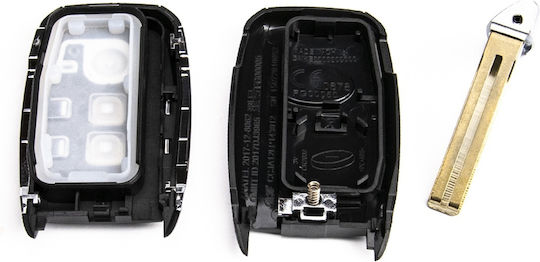 Husă Pentru Chei Auto 3 Butoane Compatibil Kia Sportage Niro Sorento Optima Venga Carens Rio Toy48 Blade