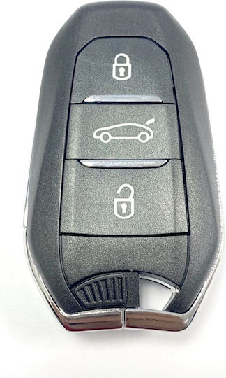 Techstar Husa Pentru Chei Auto 3 Butoane Compatibil Citroen C2 C3 C4 C5 Berlingo Jumper Jumpy Xsara Hu83 Blade