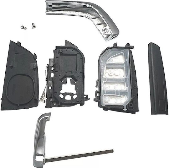 Techstar Husa Pentru Chei Auto Cu 4 Butoane Compatibilă Bmw Seria 5 G30 G31 2016–2023 Compatibil Hu100r Aftermarket