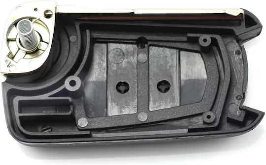 Techstar Husa Pentru Chei Auto Compatibilă Opel Astra Corsa Vectra Meriva Tip Flip 2 Butoane Lama Stângă Culoare Neagră