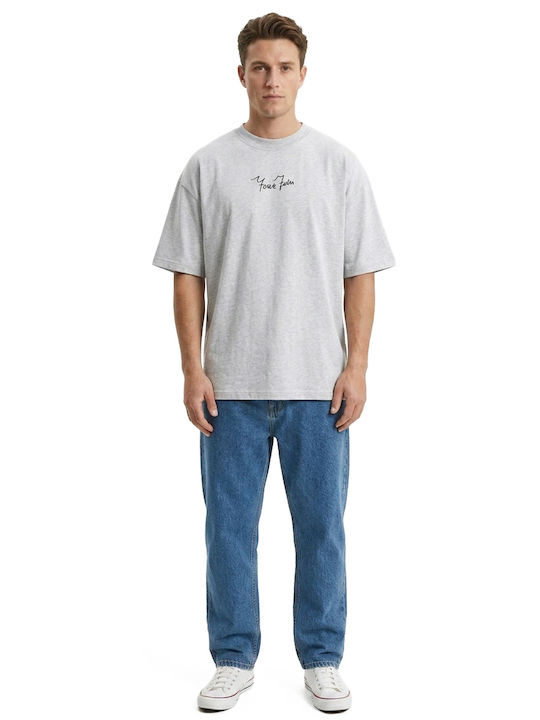 Sportliches Kurzarm T-Shirt Grau