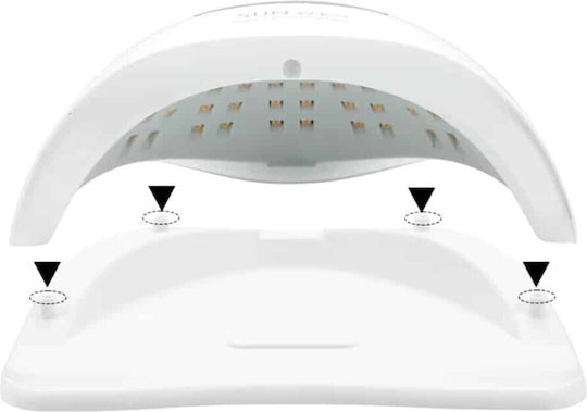 SUNUV Lampă de unghii LED roz