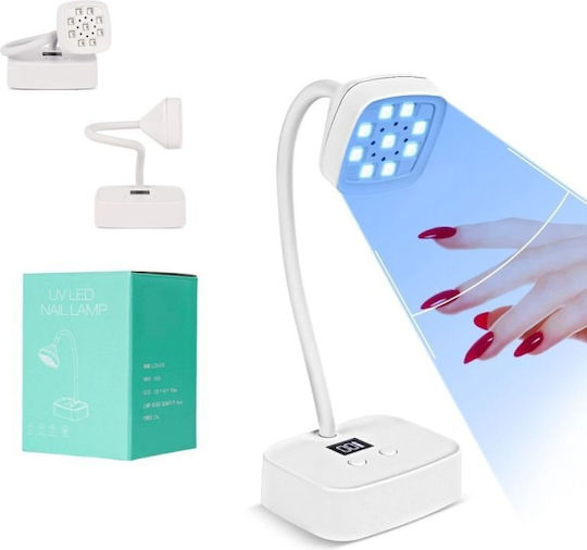 Wiederaufladbare Nagellack Aushärtungslampe LED Batterie 27W Weiße