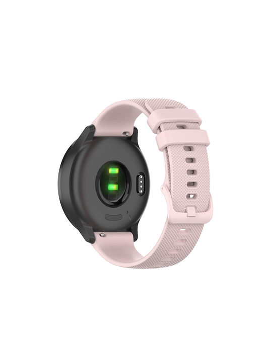 Samsung Galaxy Watch 3 41mm 20mm Checkered Watch Strap Silicone Grey